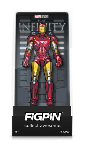 FiGPiN MARVEL THE iNFiNiTY SAGA iRON MAN MARK Vi #1547 FiGPiN.COM EXCLUSiVE