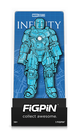 FiGPiN MARVEL THE iNFiNiTY SAGA iRON MAN MARK i BLUEPRiNT CHASE #1592 FiGPiN.COM EXCLUSiVE