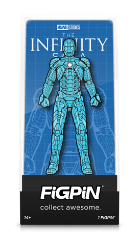 FiGPiN MARVEL THE iNFiNiTY SAGA iRON MAN MARK V BLUEPRiNT CHASE #1595 FiGPiN.COM EXCLUSiVE