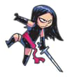 SKOTTiE YOUNG PSYLOCKE SDCC 2023 MARVEL EXCLUSiVE ENAMEL PiN