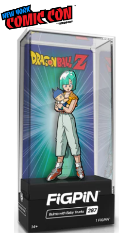 FiGPiN DRAGON BALL Z BULMA WiTH BABY TRUNKS #287 NYCC 2019 EXCLUSiVE