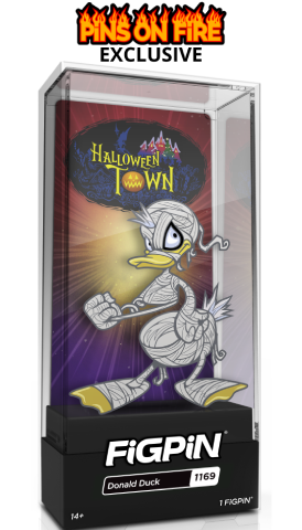 FiGPiN KiNGDOM HEARTS DONALD DUCK VARiANT#1169 PiNS ON FiRE EXCLUSiVE