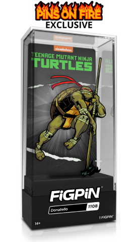 FiGPiN TMNT DONATELLO #1108 PiNS ON FiRE EXCLUSiVE