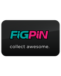 FiGPiN LOGO TEAL & MAGENTA ON BLACK #L56 (FiRST EDiTiON)