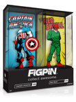 FiGPiN MARVEL CAPTAiN AMERiCA & RED SKULL 2-PACK #338 & #339 ECCC EXCLUSiVE