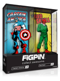 FiGPiN MARVEL CAPTAiN AMERiCA & RED SKULL 2-PACK #338 & #339 ECCC EXCLUSiVE