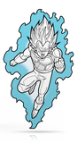 FiGPiN DRAGON BALL SUPER SSGSS VEGETA #1274 NYCC 2023 EXCLUSiVE