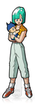 FiGPiN DRAGON BALL Z BULMA WiTH BABY TRUNKS #287 NYCC 2019 EXCLUSiVE