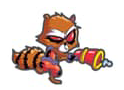 SKOTTiE YOUNG ROCKET RACCOON SDCC 2023 MARVEL EXCLUSiVE ENAMEL PiN