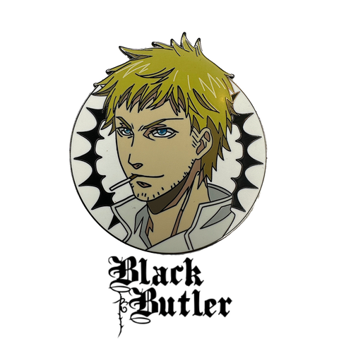 TiBS BLACK BUTLER - BALDROY ENAMEL PiN