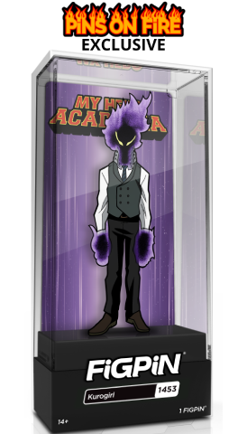 FiGPiN MY HERO ACADEMiA KUROGiRi #1453 PiNS ON FiRE EXCLUSiVE