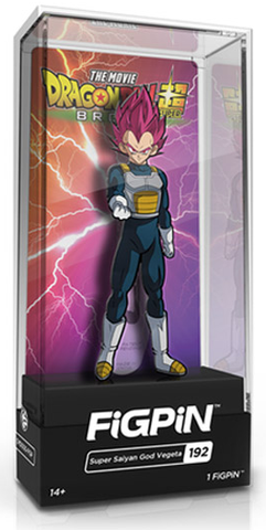 FiGPiN DRAGON BALL SUPER BROLY MOViE SUPER SAiYAN GOD VEGETA #192