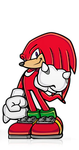 FiGPiN SONiC THE HEDGEHOG KNUCKLES #584 FiGPiN.COM EXCLUSiVE