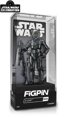 FiGPiN STAR WARS 4-LOM #930 STAR WARS CELEBRATiON 2022 EXCLUSiVE