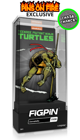 FiGPiN TMNT DONATELLO #1108 PiNS ON FiRE EXCLUSiVE