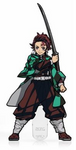 FiGPiN DEMON SLAYER TANJiRO KAMADO #378