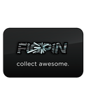 FiGPiN LOGO HYPER SPACE ON BLACK #L47  (FiRST EDiTiON)