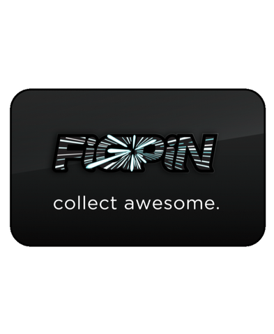 FiGPiN LOGO HYPER SPACE ON BLACK #L47  (FiRST EDiTiON)