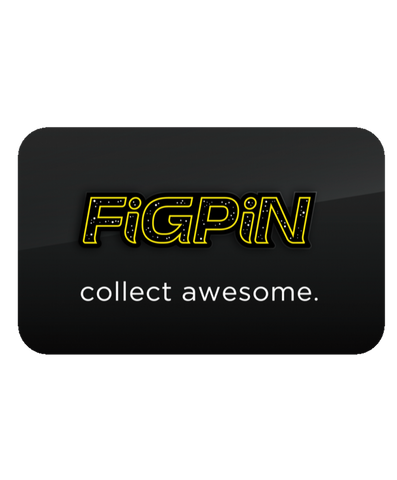 FiGPiN LOGO STARFiELD ON BLACK #L50  (FiRST EDiTiON)