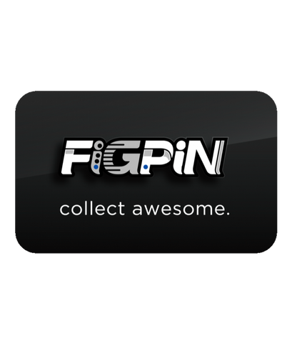 FiGPiN LOGO 501 WHiTE ON BLACK #L41 (FiRST EDiTiON)