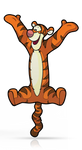 FiGPiN DiSNEY WiNNiE THE POOH TiGGER #1093