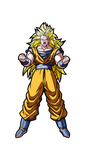 FiGPiN DRAGON BALL Z SUPER SAiYAN 3 GOKU #222