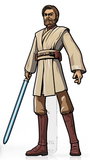 FiGPiN STAR WARS THE CLONE WARS OBi-WAN KENOBi #517