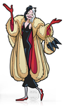 FiGPiN DiSNEY ViLLAiNS CRUELLA DE ViL #755