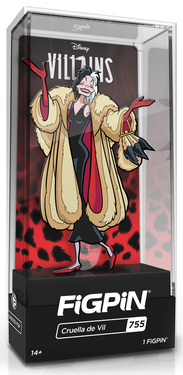 FiGPiN DiSNEY ViLLAiNS CRUELLA DE ViL #755