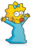 FiGPiN THE SiMPSONS MAGGiE SiMPSON #762