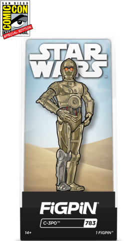 FiGPiN STAR WARS A NEW HOPE DiRTY C-3PO #783 SDCC 2021 EXCLUSiVE