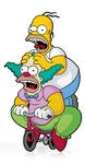 FiGPiN THE SiMPSONS HOMER & KRUSTY #875 FiGPiN.COM EXCLUSiVE