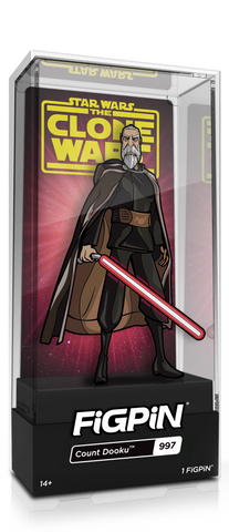 FiGPiN STAR WARS THE CLONE WARS COUNT DOOKU #997