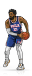FiGPiN SPORTS: NBA JOEL EMBiiD #S36 (FiRST EDiTiON)