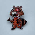 SKOTTiE YOUNG ROCKET RACCOON CHASE SDCC 2018 MARVEL EXCLUSiVE ENAMEL PiN