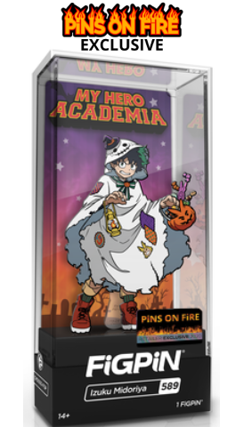 FiGPiN MY HERO ACADEMiA HALLOWEEN iZUKU MiDORiYA #589 PiNS ON FiRE EXCLUSiVE