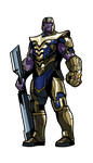 FiGPiN XL ENDGAME THANOS #X9 MARVEL AVENGERS ENAMEL PiN