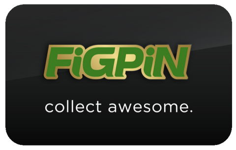 FiGPiN LOGO GREEN GLiTTER & GOLD #L8 (FiRST EDiTiON)
