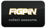 FiGPiN LOGO WHITE & GOLD #L4 (SECOND EDiTiON)