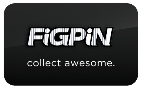 FiGPiN LOGO BLUE NYC STRiPES & BLACK #L15  (FiRST EDiTiON)