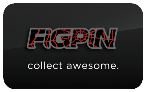 FiGPiN LOGO RED/BLUE WEB & BLACK #L17 (FiRST EDiTiON)