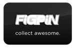 FiGPiN LOGO WHITE & SiLVER #L5 (SECOND EDiTiON)