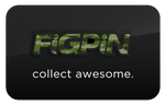 FiGPiN LOGO GREEN CAMO & BLACK #L9 (FiRST EDiTiON)