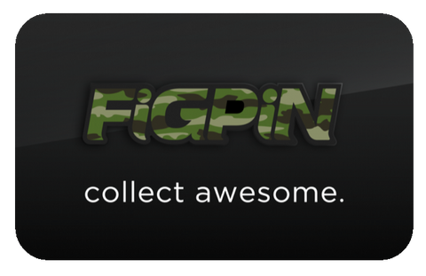 FiGPiN LOGO GREEN CAMO & BLACK #L9 (FiRST EDiTiON)